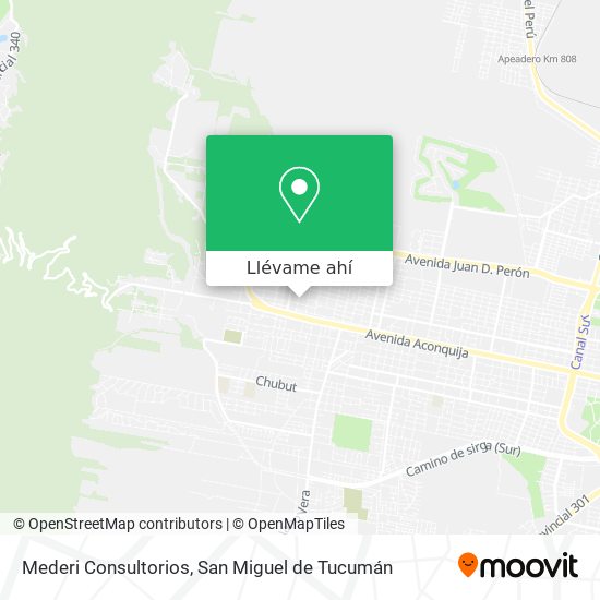 Mapa de Mederi Consultorios