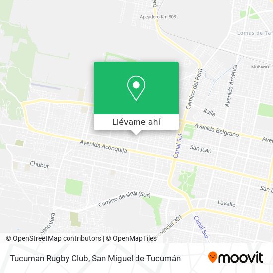 Mapa de Tucuman Rugby Club