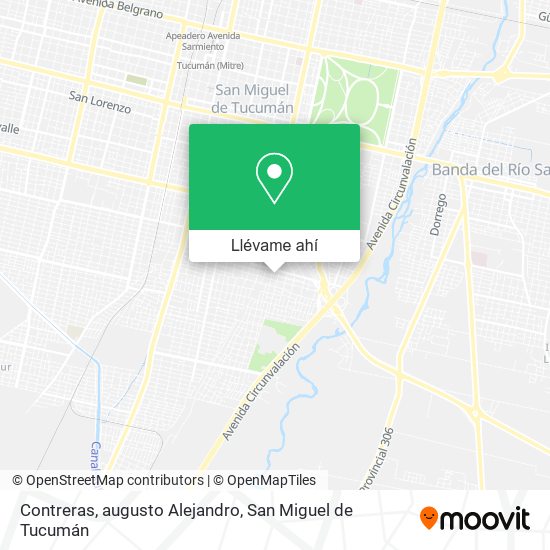 Mapa de Contreras, augusto Alejandro