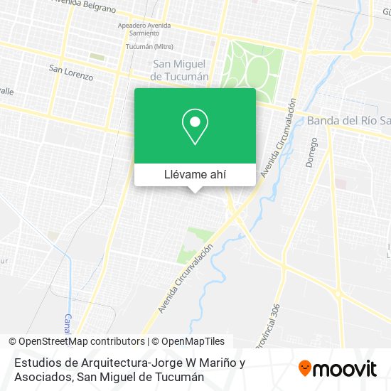 Mapa de Estudios de Arquitectura-Jorge W Mariño y Asociados