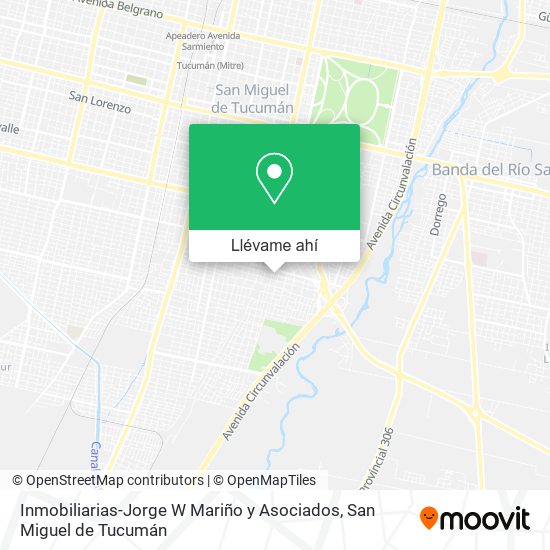 Mapa de Inmobiliarias-Jorge W Mariño y Asociados