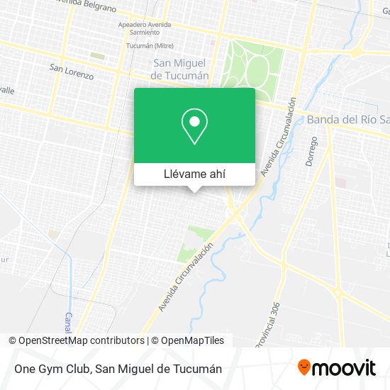 Mapa de One Gym Club