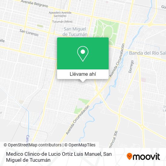 Mapa de Medico Clinico-de Lucio Ortiz Luis Manuel