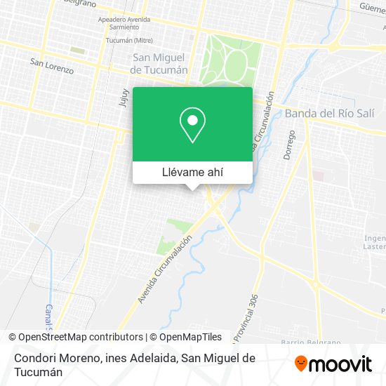 Mapa de Condori Moreno, ines Adelaida