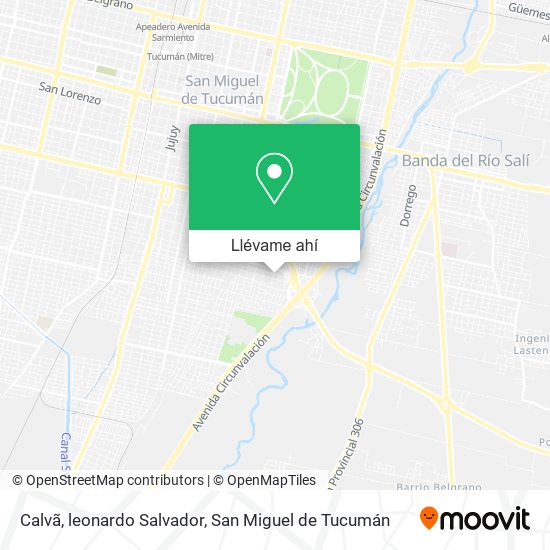Mapa de Calvã, leonardo Salvador