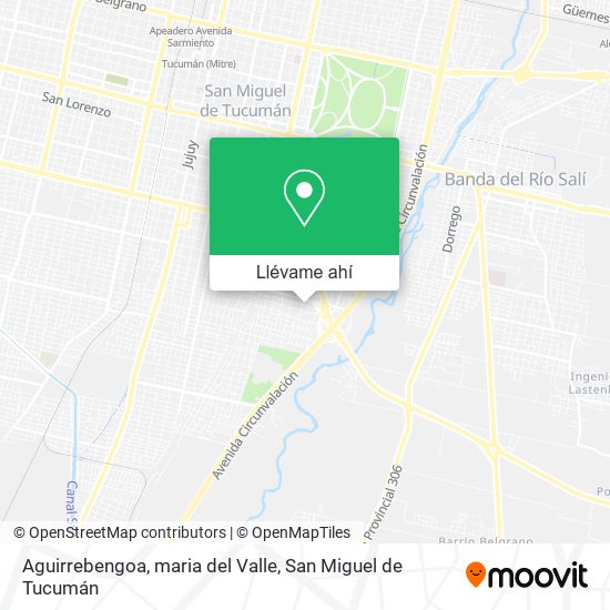Mapa de Aguirrebengoa, maria del Valle