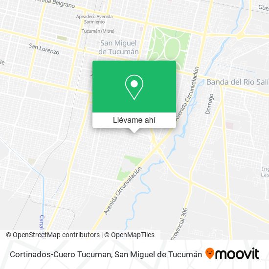 Mapa de Cortinados-Cuero Tucuman