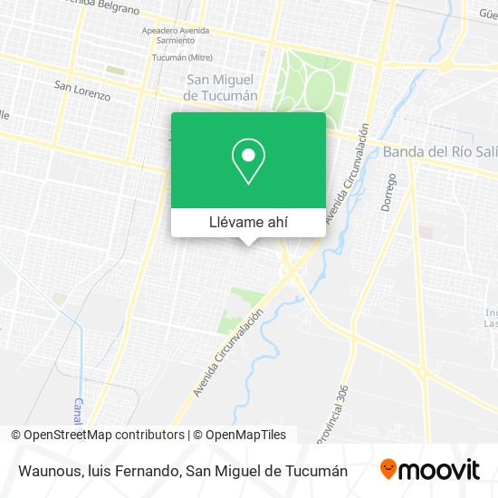 Mapa de Waunous, luis Fernando