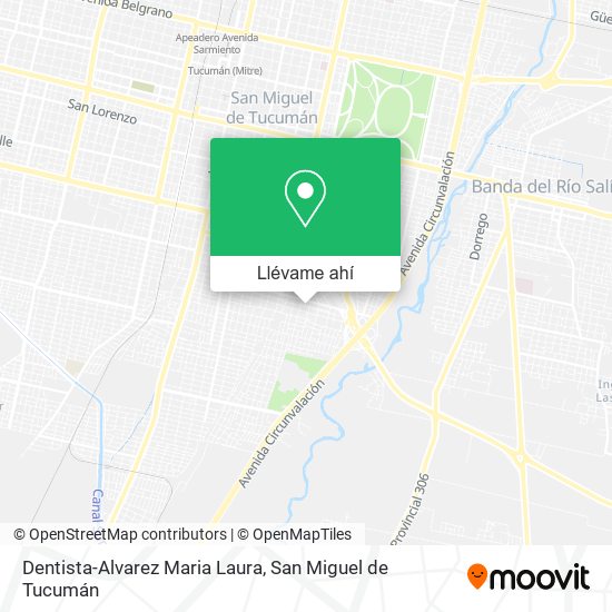 Mapa de Dentista-Alvarez Maria Laura