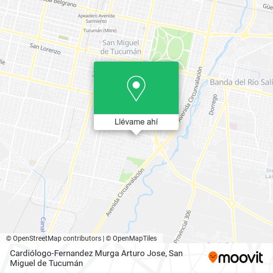 Mapa de Cardiólogo-Fernandez Murga Arturo Jose
