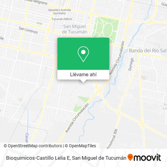 Mapa de Bioquimicos-Castillo Lelia E