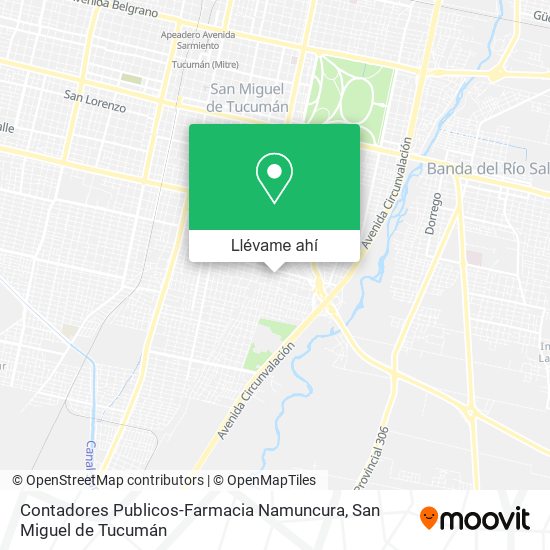 Mapa de Contadores Publicos-Farmacia Namuncura