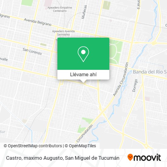 Mapa de Castro, maximo Augusto