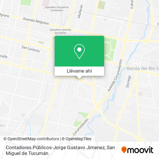 Mapa de Contadores Públicos-Jorge Gustavo Jimenez