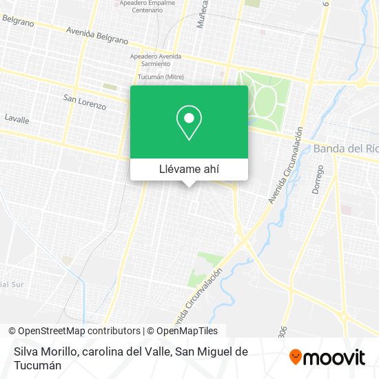 Mapa de Silva Morillo, carolina del Valle
