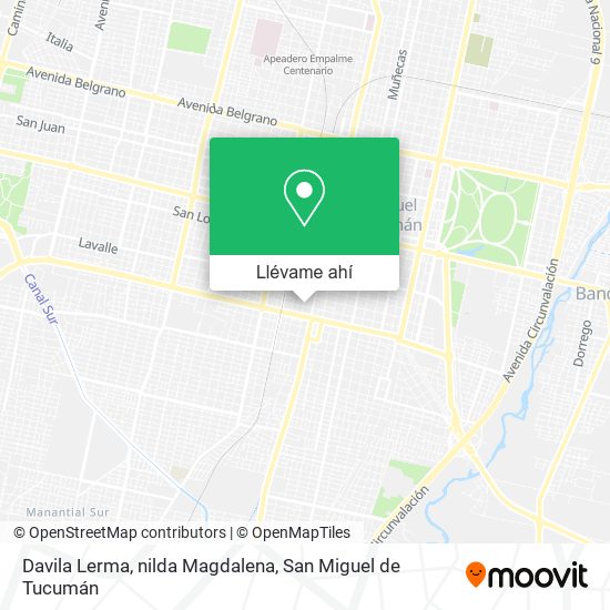 Mapa de Davila Lerma, nilda Magdalena