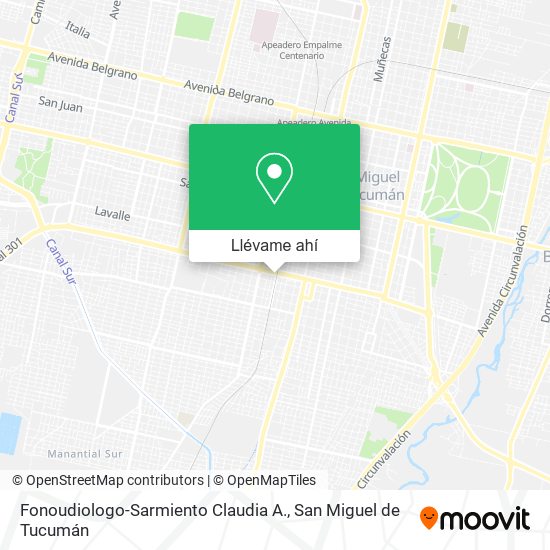 Mapa de Fonoudiologo-Sarmiento Claudia A.