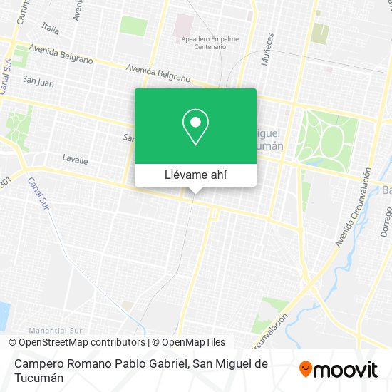 Mapa de Campero Romano Pablo Gabriel