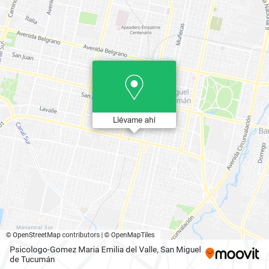 Mapa de Psicologo-Gomez Maria Emilia del Valle