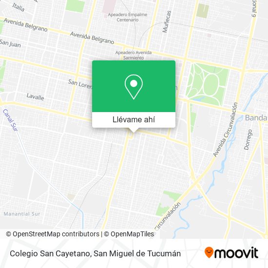 Mapa de Colegio San Cayetano