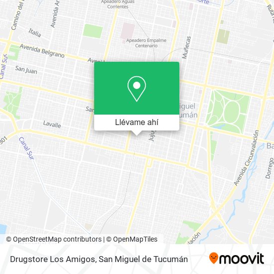 Mapa de Drugstore Los Amigos