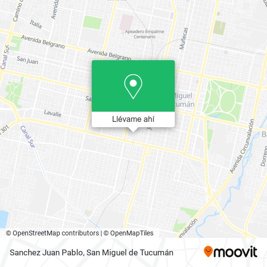 Mapa de Sanchez Juan Pablo
