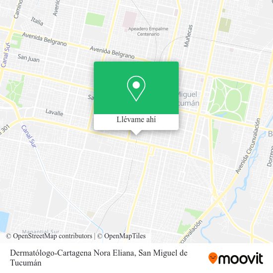 Mapa de Dermatólogo-Cartagena Nora Eliana