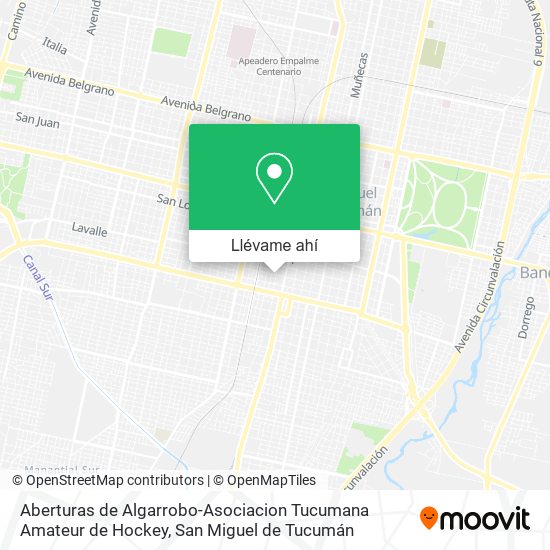 Mapa de Aberturas de Algarrobo-Asociacion Tucumana Amateur de Hockey