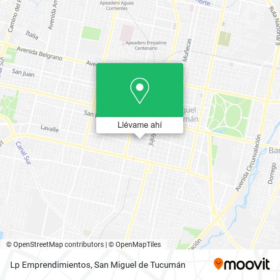 Mapa de Lp Emprendimientos