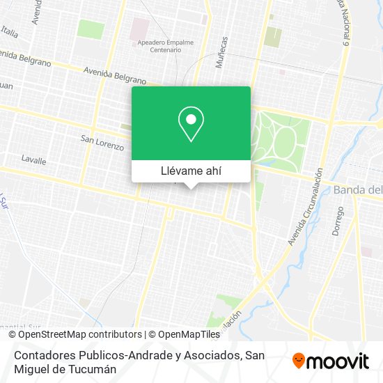 Mapa de Contadores Publicos-Andrade y Asociados