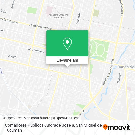 Mapa de Contadores Publicos-Andrade Jose a