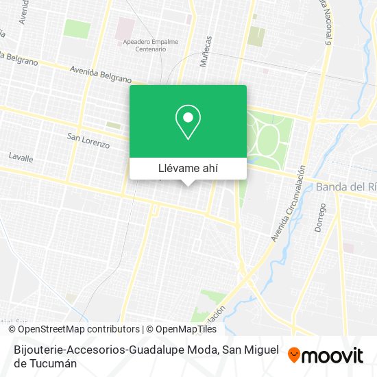 Mapa de Bijouterie-Accesorios-Guadalupe Moda
