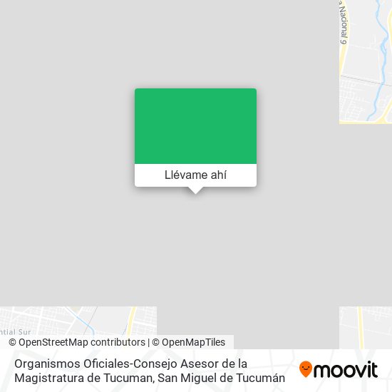 Mapa de Organismos Oficiales-Consejo Asesor de la Magistratura de Tucuman