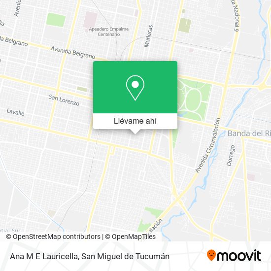 Mapa de Ana M E Lauricella
