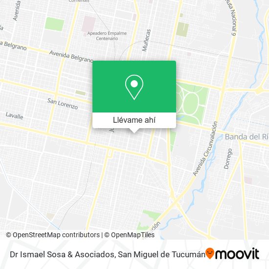 Mapa de Dr Ismael Sosa & Asociados