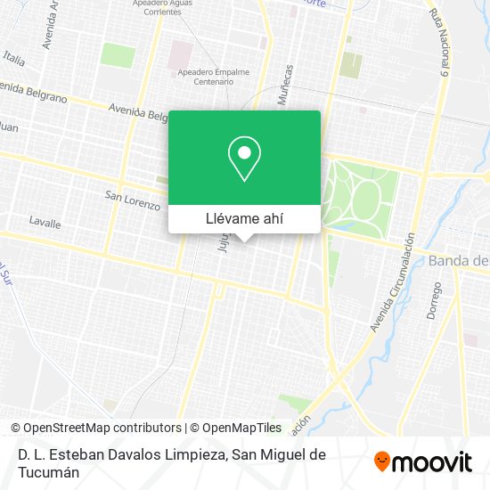 Mapa de D. L. Esteban Davalos Limpieza