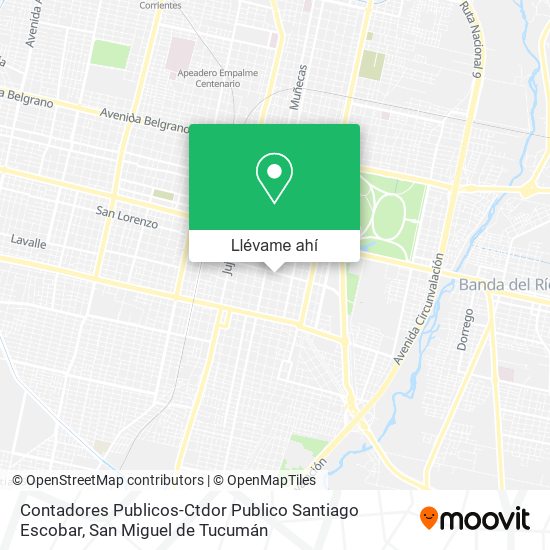 Mapa de Contadores Publicos-Ctdor Publico Santiago Escobar