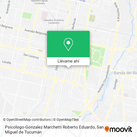 Mapa de Psicologo-Gonzalez Marchetti Roberto Eduardo