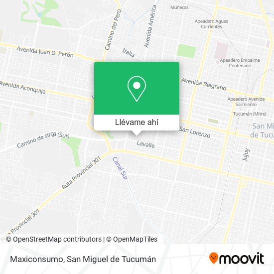 Mapa de Maxiconsumo