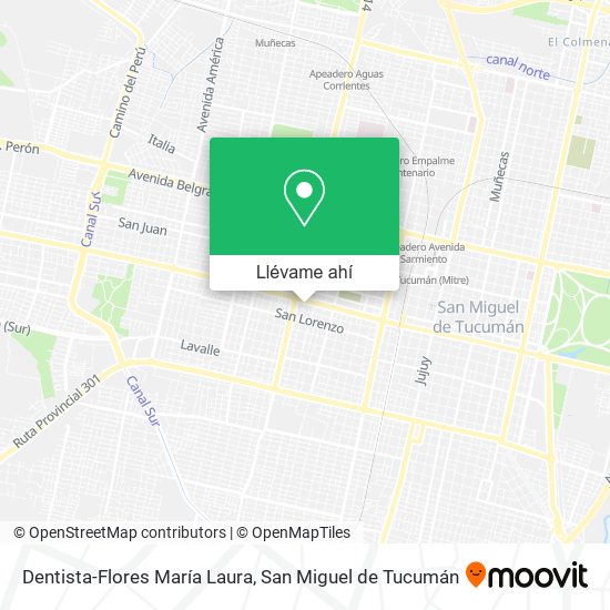 Mapa de Dentista-Flores María Laura