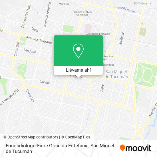 Mapa de Fonoudiologo-Fiore Griselda Estefania