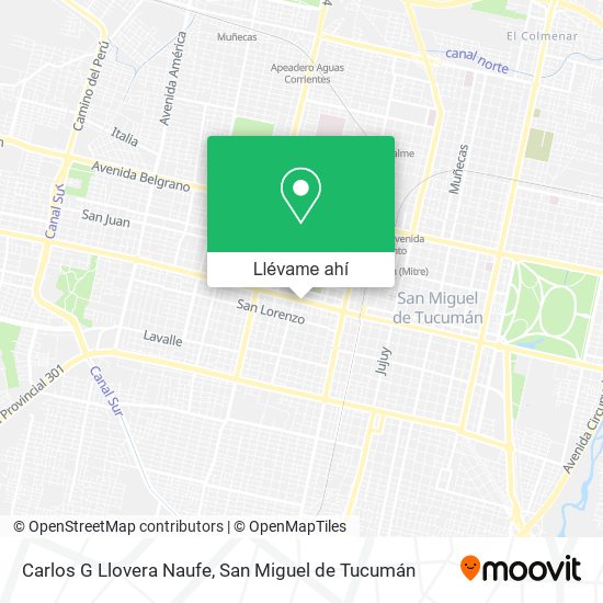 Mapa de Carlos G Llovera Naufe