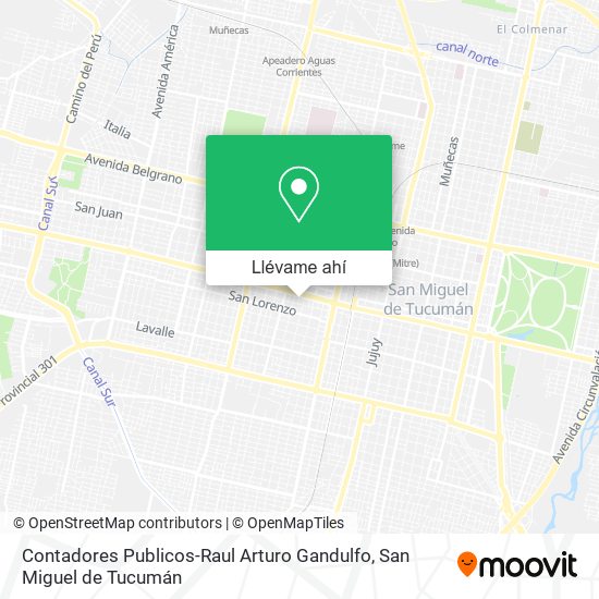 Mapa de Contadores Publicos-Raul Arturo Gandulfo