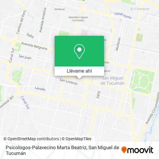 Mapa de Psicologos-Palavecino Marta Beatriz