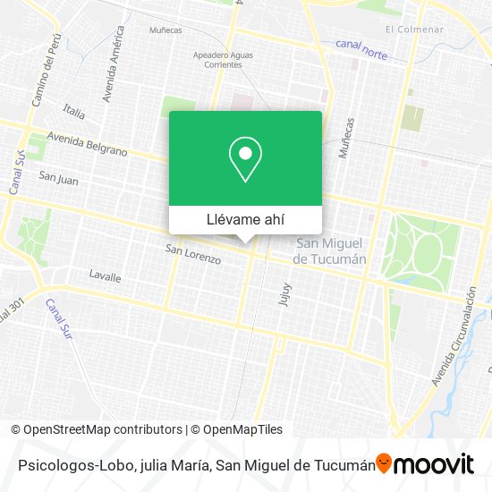 Mapa de Psicologos-Lobo, julia María