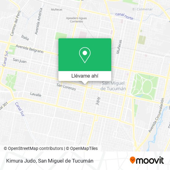 Mapa de Kimura Judo