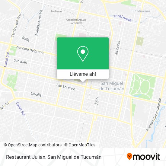 Mapa de Restaurant Julian