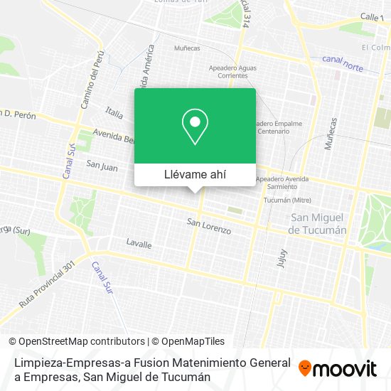 Mapa de Limpieza-Empresas-a Fusion Matenimiento General a Empresas