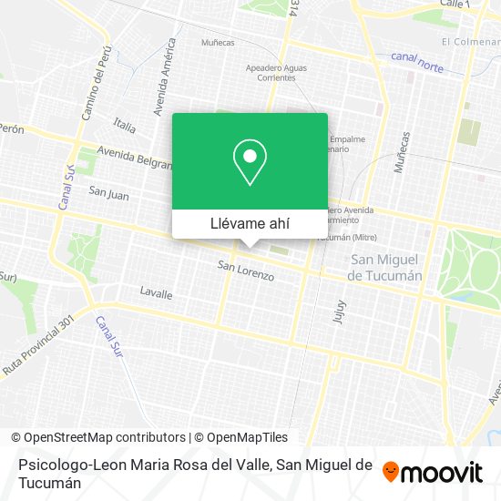 Mapa de Psicologo-Leon Maria Rosa del Valle