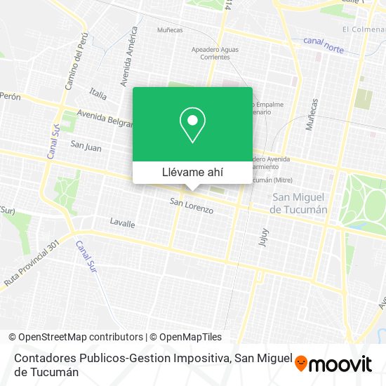 Mapa de Contadores Publicos-Gestion Impositiva